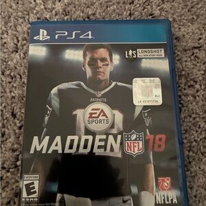Madden NFL 18 for PS4 - Blue Case